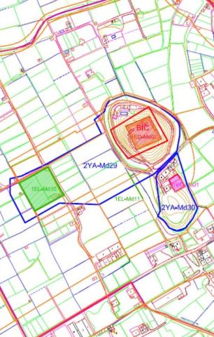 Plano mapa ALBERCON DE LARACHE