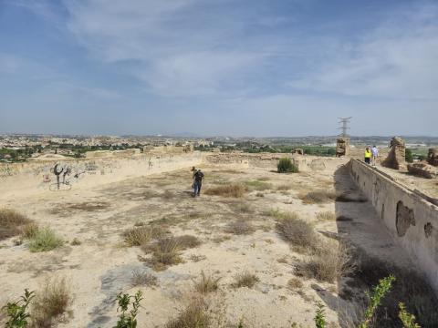 Labores de limpieza preventiva y mantenimiento enmarcadas en Monteagudo-Cabezo de Torres