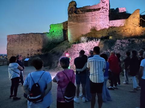 VISITA NOCTURNA CASTILLO MONTEAGUDO