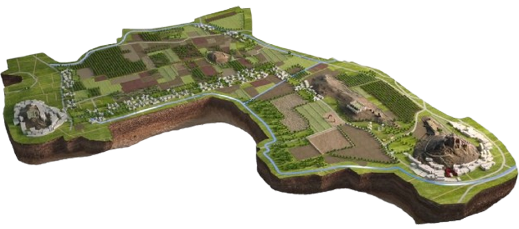 Mapa de las Fortalezas del Rey Lobo